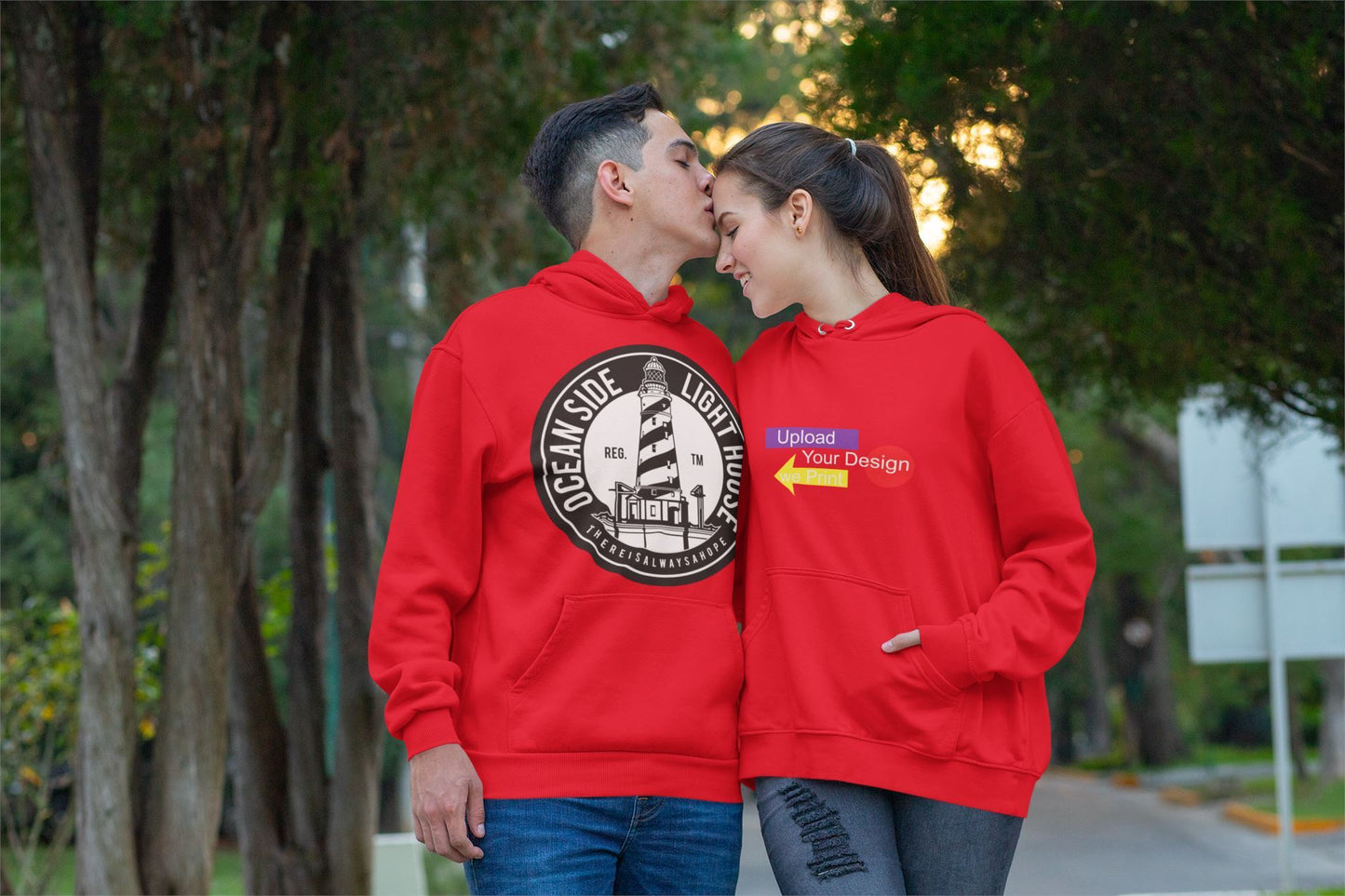 Custom Hoodie One Side Print