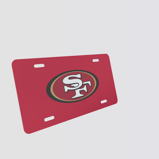 Football License Plate