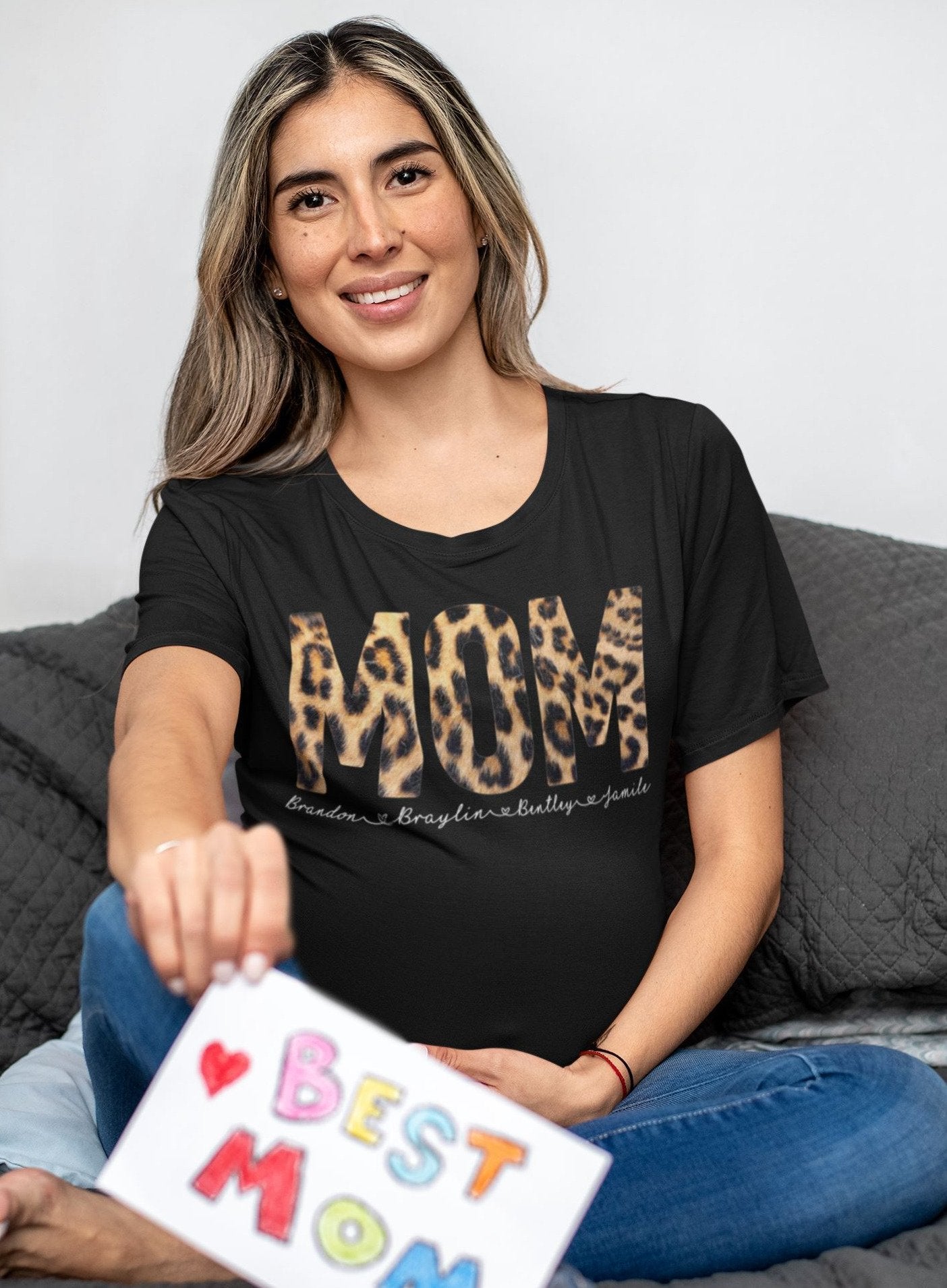 Mom with kids names