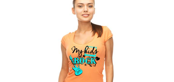 My kids rock shirt