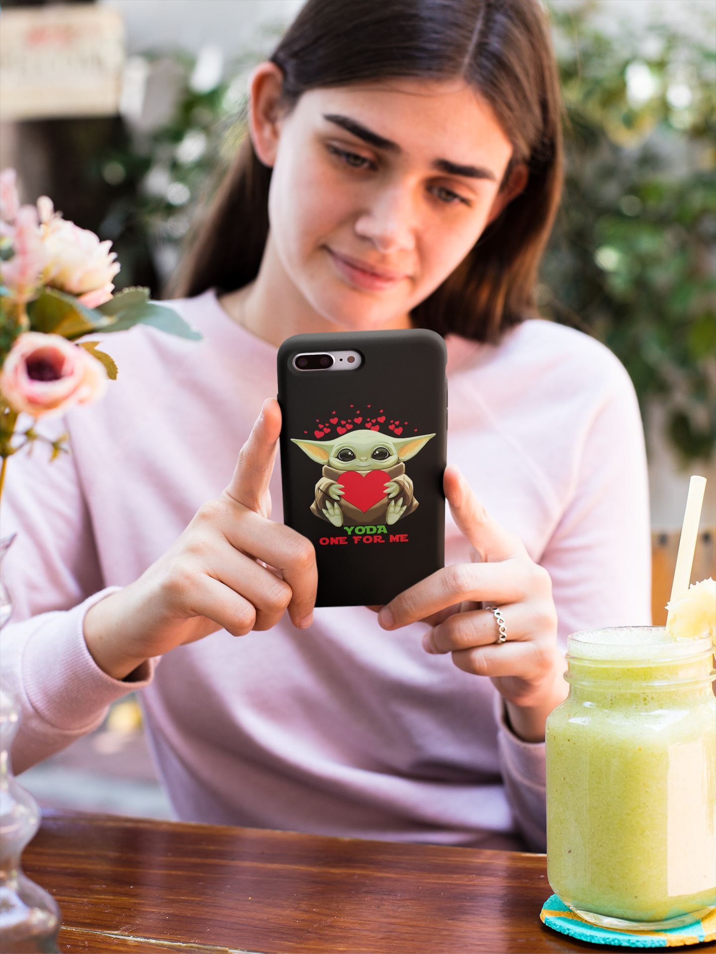 Yoda Love 3D full printed Phone Case