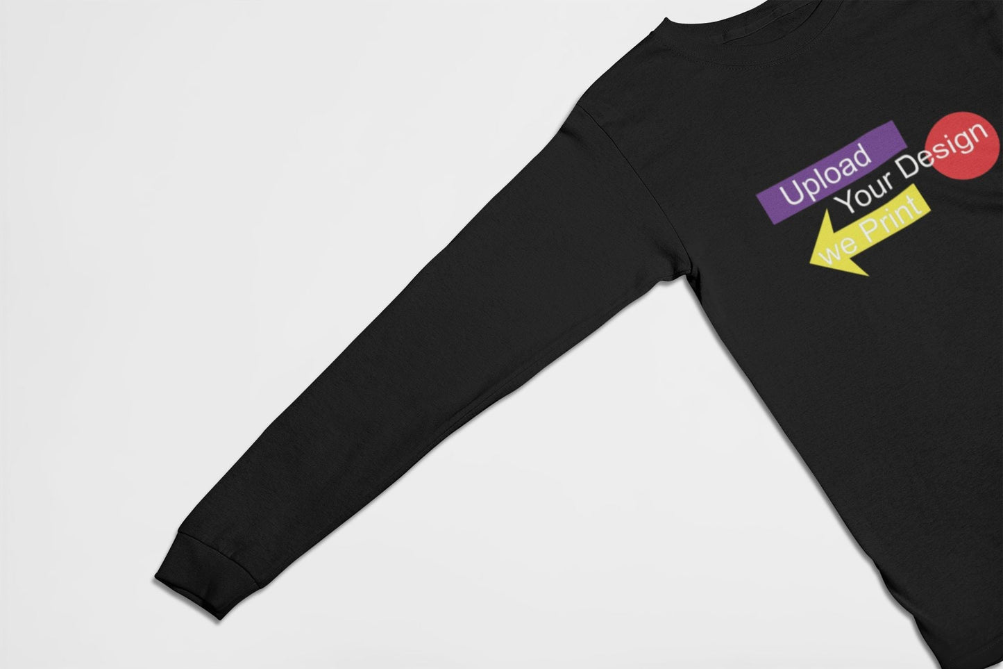 Custom Unisex Long Sleeve T-shirt(create your own t-shirt) |One Sided Print|