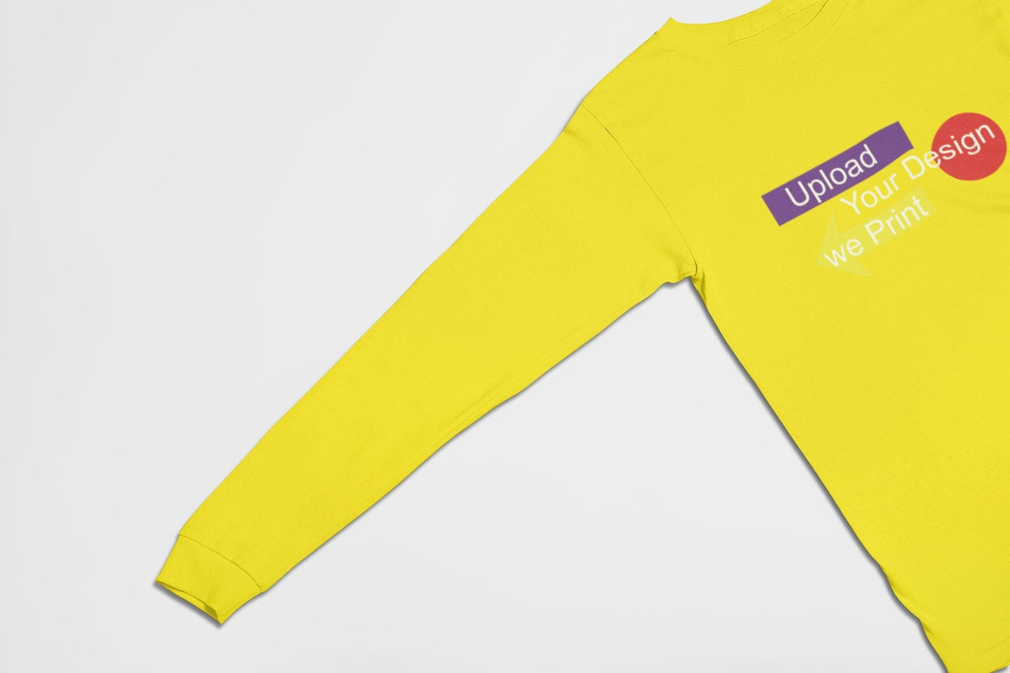 Custom Unisex Long Sleeve T-shirt(create your own t-shirt) |One Sided Print|