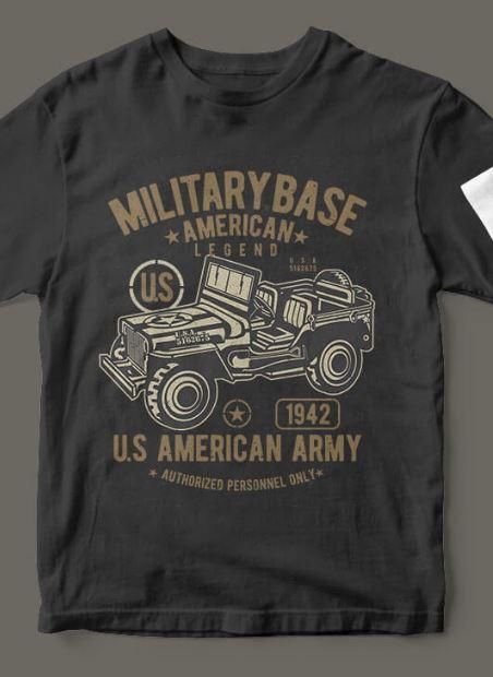 American Army Jeep T-shirt