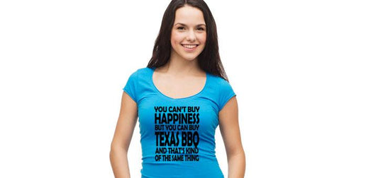 Happiness=Texas BBQ Tshirt