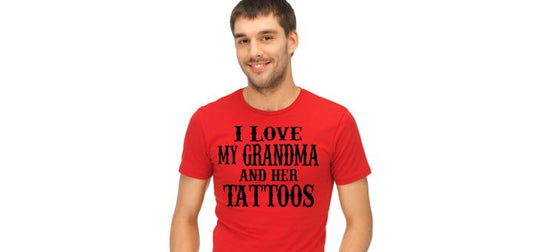 Love my Grandma tattoo shirt