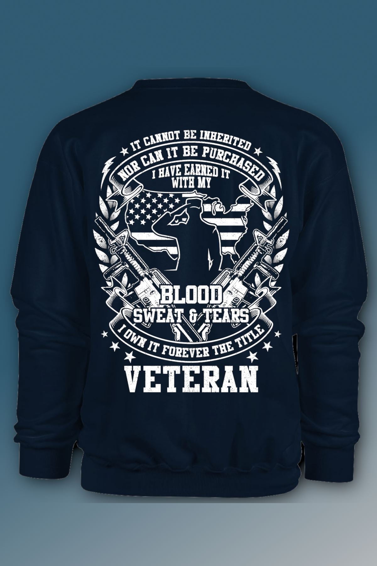 Veterans Sweat Shirt Crew Neck