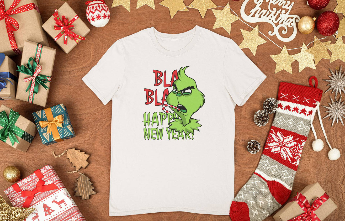 Grinch Funny unisex Newyear outfit 2