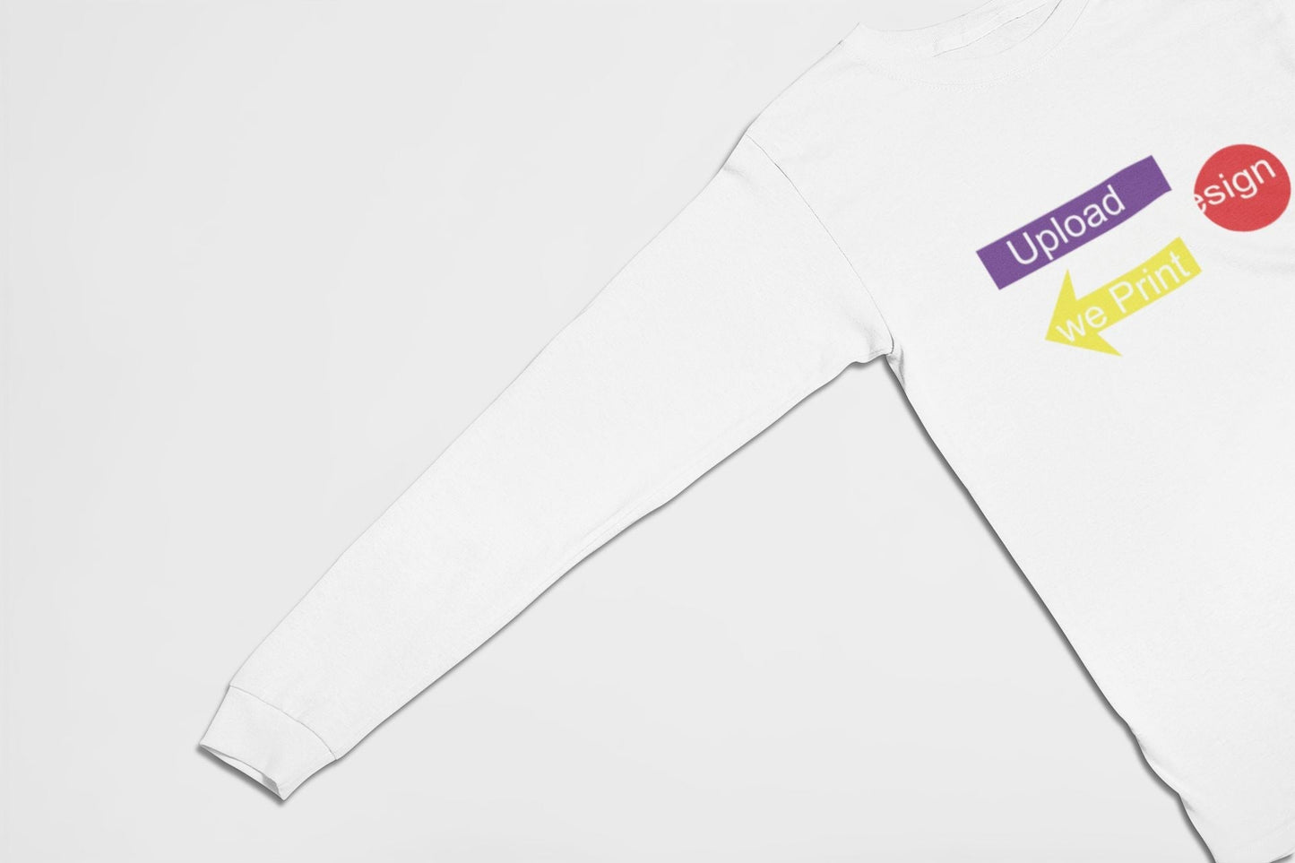 Custom Unisex Long Sleeve T-shirt(create your own t-shirt) |One Sided Print|