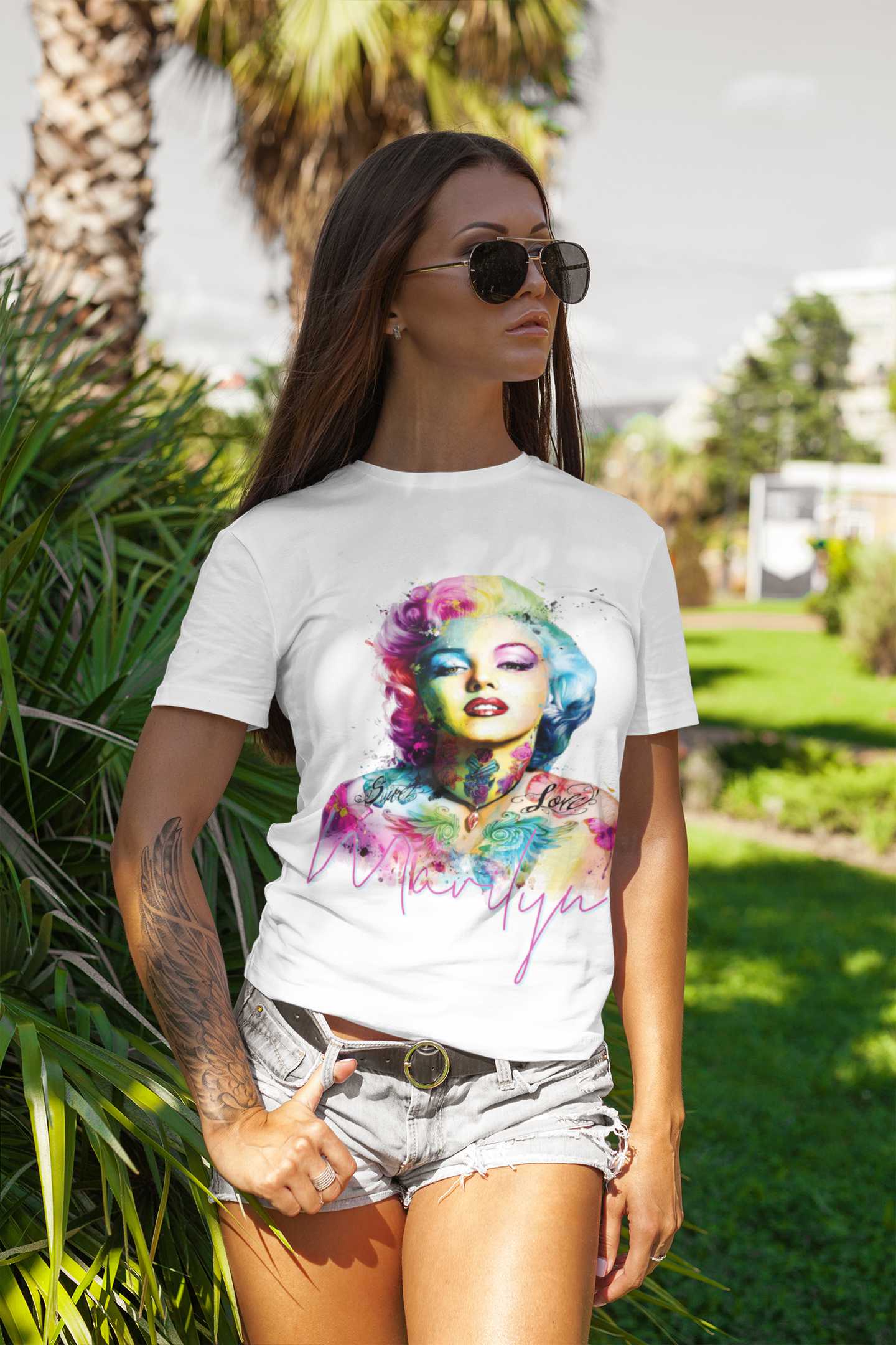 Marilyn Color Effect Tee
